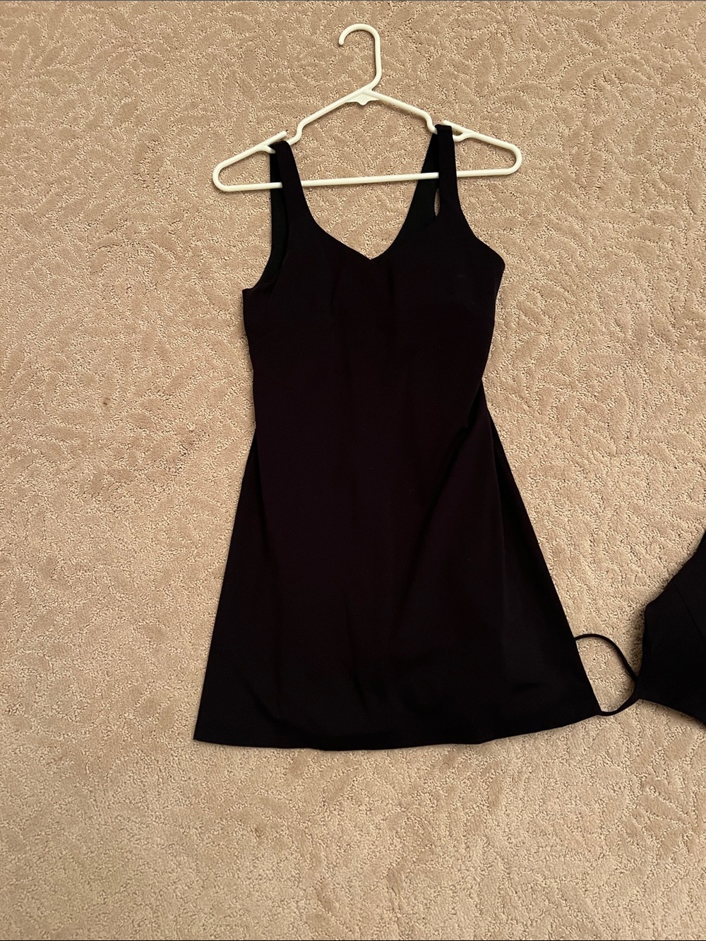 lululemon athletica Black Sleeveless Mini Dress
